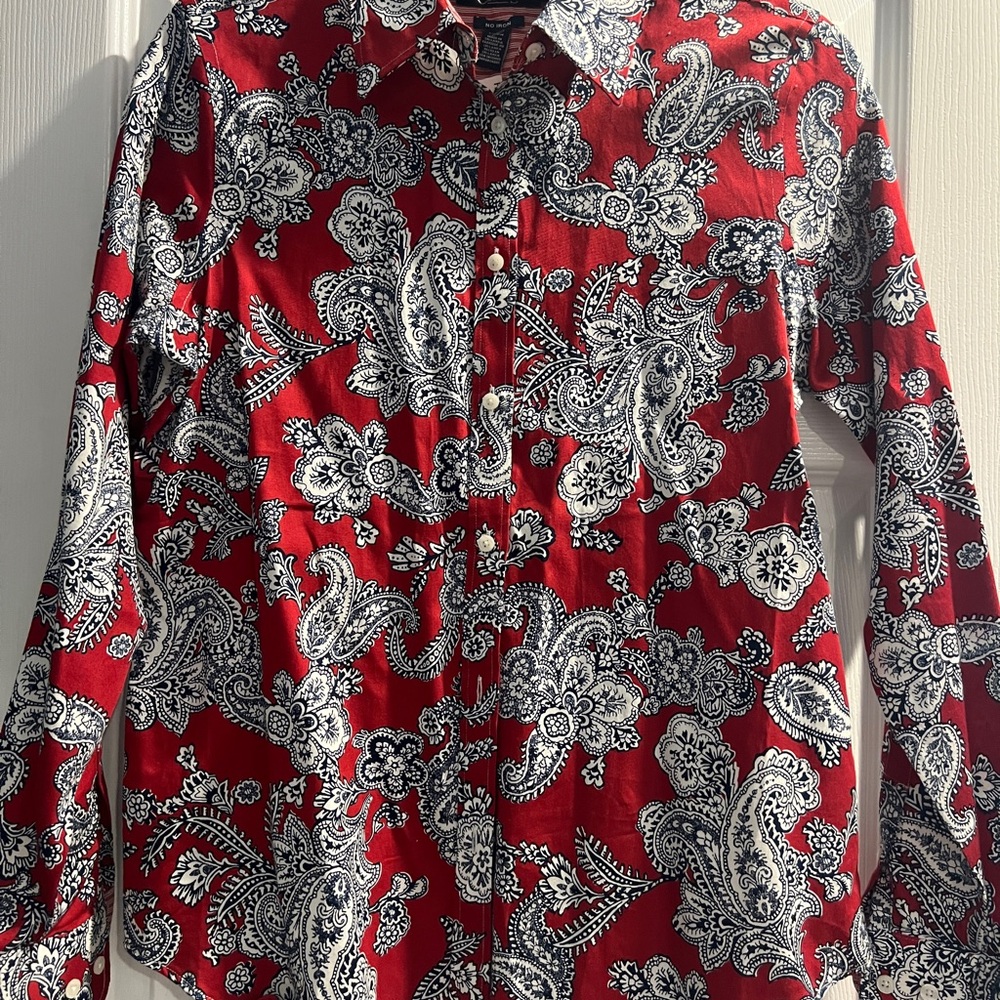 Chaps Button Down Ladies Shirt - Picture 6 of 6